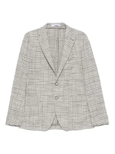 Tagliatore Men's Jacket With Tartan Pattern