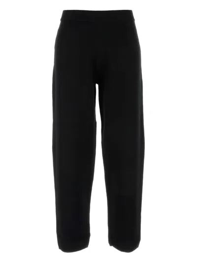 Max Mara Black Viscose Blend Dula Pant In Black
