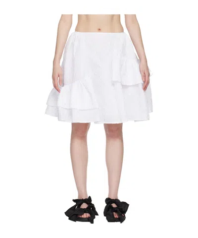 Cecilie Bahnsen Ruffled Midi Skirt