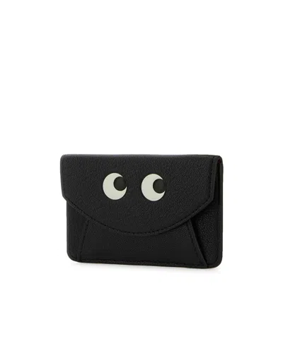 Anya Hindmarch Women Black Leather Card Holder