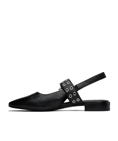 Rag & Bone Astra Houndstooth Buckle Slingback Ballerina Flats