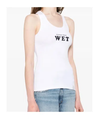 Stella Mccartney Wet Tank Top Slippery When Graphic Print