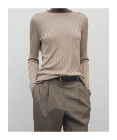 The Row Top Keya In Misto Viscosa Cappuccino Donna