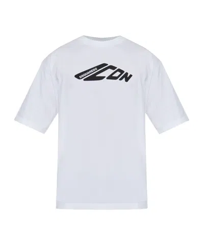 Dsquared2 Dsquared Men Cotton T-shirt In White
