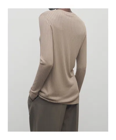 The Row Top Keya In Misto Viscosa Cappuccino Donna