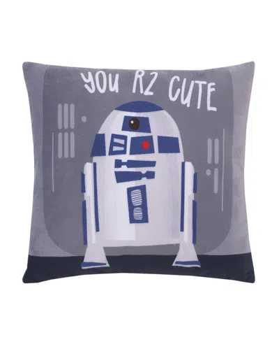 Star Wars Welcome To The Galaxy R2-d Decorative Toddler Pillow, 15" X 12"