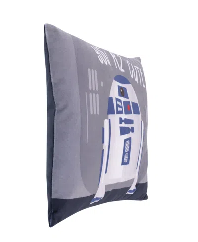 Star Wars Welcome To The Galaxy R2-d Decorative Toddler Pillow, 15" X 12"