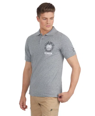 Ecko Unltd Putter's Polo In Gray