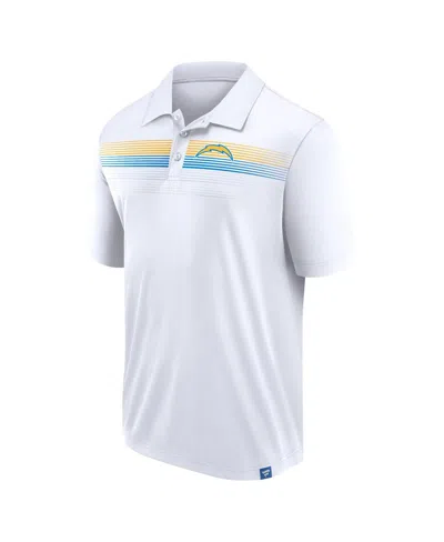 Fanatics Men's White Los Angeles Chargers Big Tall Sublimated Polo Shirt