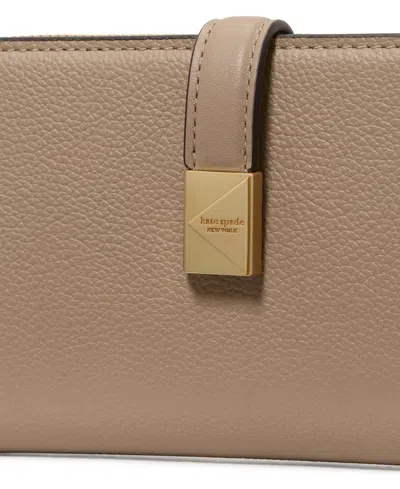 Kate Spade Deco Pebbled Leather Zip Slim Wallet