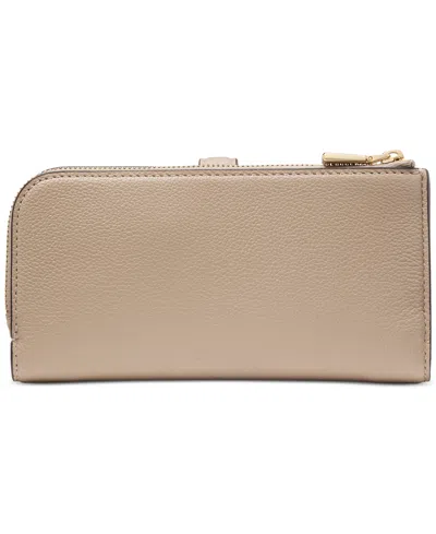 Kate Spade Deco Pebbled Leather Zip Slim Wallet