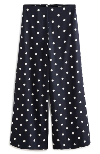 Next Textured Spot Pants In Black