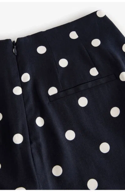 Next Textured Spot Pants In Black