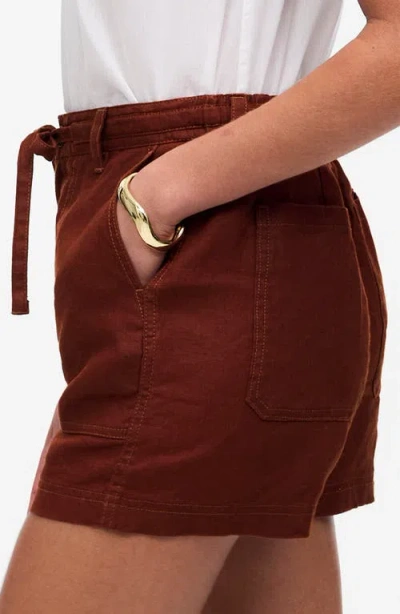 Madewell Drawstring Linen Shorts