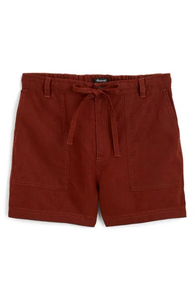Madewell Drawstring Linen Shorts