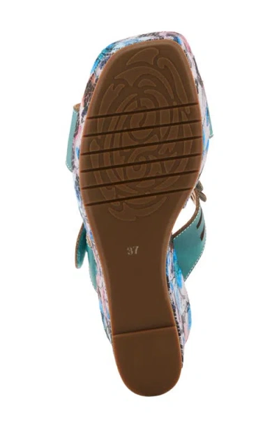 L'artiste By Spring Step Caprice Wedge Sandal In Multi