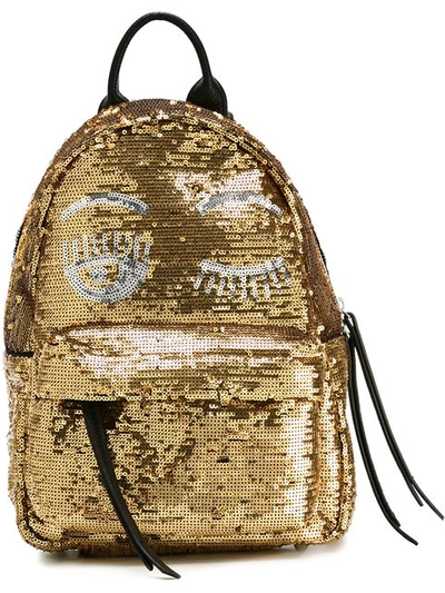 Shop Chiara Ferragni Mini 'flirting' Backpack