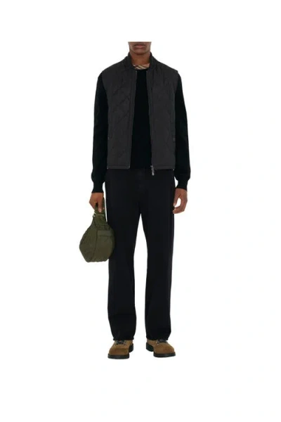 Burberry Quilted Nylon Gilet In Black