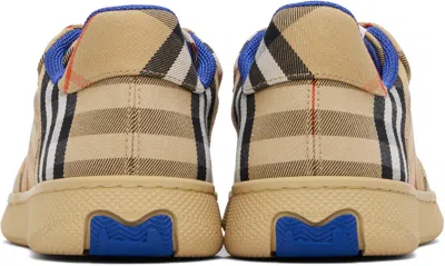 Burberry Women Embroidered Canvas Terrance Sneakers In Brown