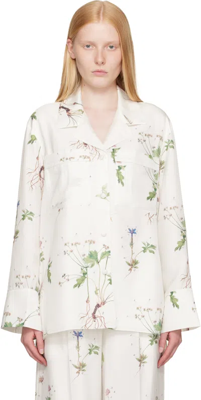 Erdem White Pyjama Shirt