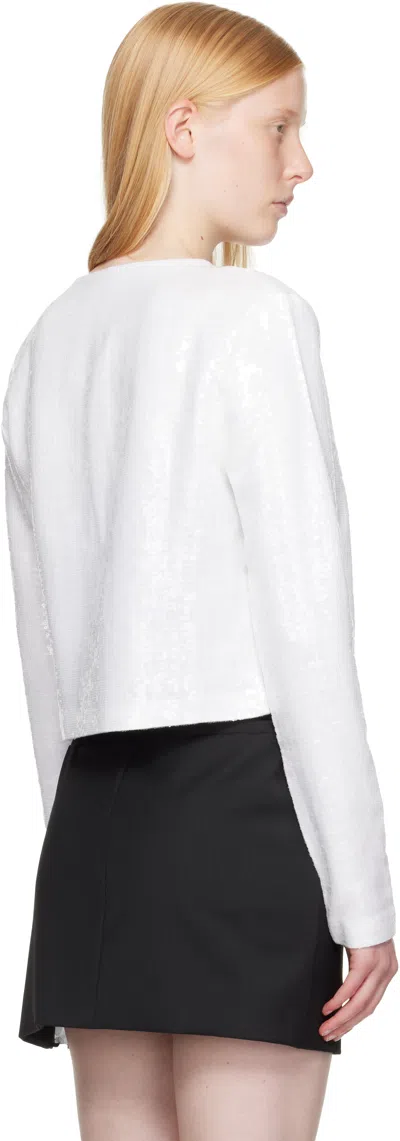 16arlington White Keid Cardigan In White