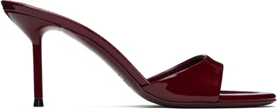Paris Texas Woman Sandals Burgundy Size 8 Leather In Red