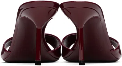 Paris Texas Woman Sandals Burgundy Size 8 Leather In Red