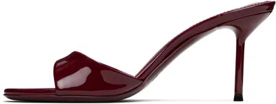 Paris Texas Woman Sandals Burgundy Size 8 Leather In Red