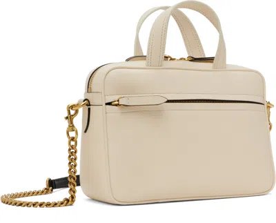 Valentino Small Nappa Leather Top Handle Bag In White
