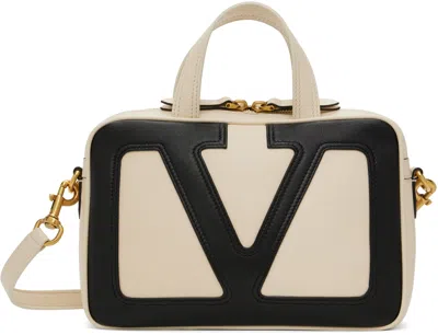 Valentino Small Nappa Leather Top Handle Bag In White