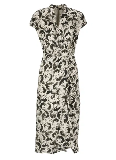 Dries Van Noten Dilian Midi Dress In Black