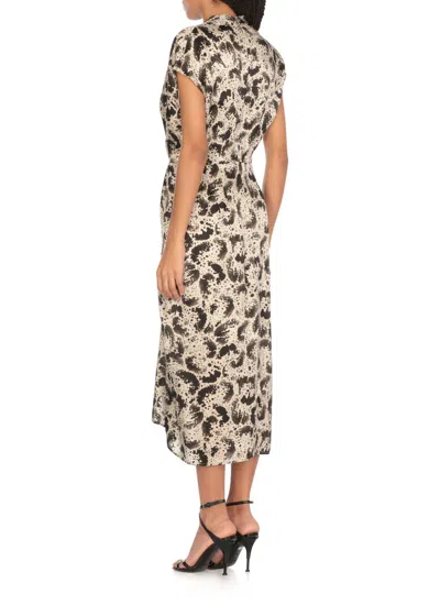 Dries Van Noten Dilian Midi Dress In Black