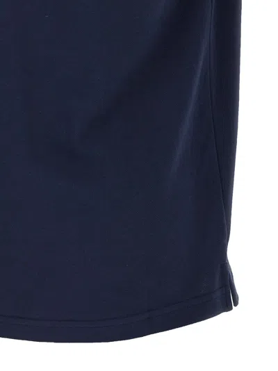 Moose Knuckles Everett Mens Polo Shirt In Blue