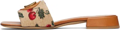 Valentino Slide Sandal "vlogo Signature" In Multi