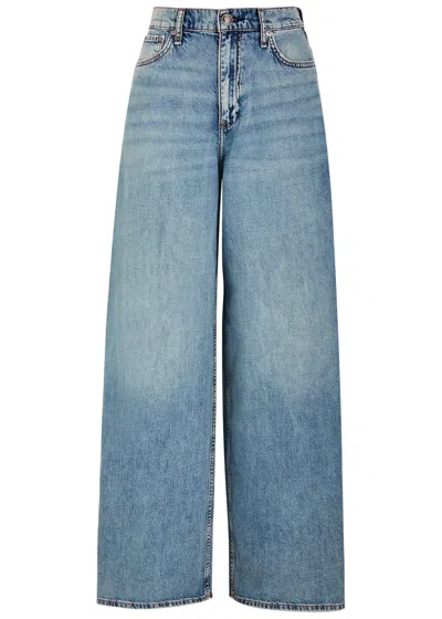 Rag & Bone Miramar Sofie Jeans-print Terry Trousers