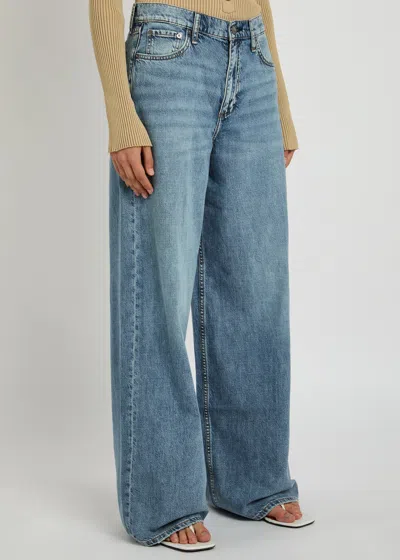 Rag & Bone Miramar Sofie Jeans-print Terry Trousers