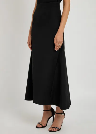Huishan Zhang Vicky Tailored Wool Midi Skirt