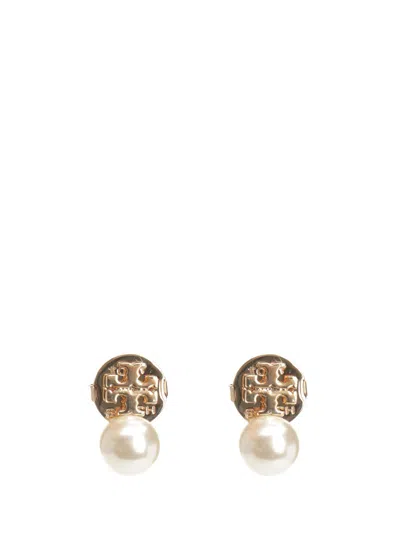 Tory Burch Pearl Stud Earrings Jewelry Gold