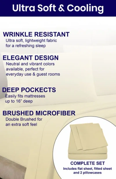 Luxury Home Deep Pocket Microfiber Sheet Set