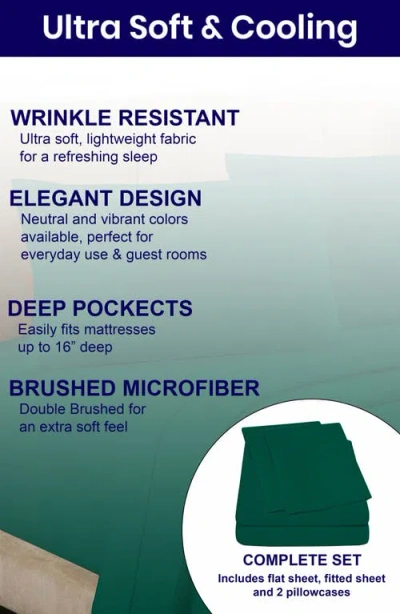 Luxury Home Deep Pocket Microfiber Sheet Set