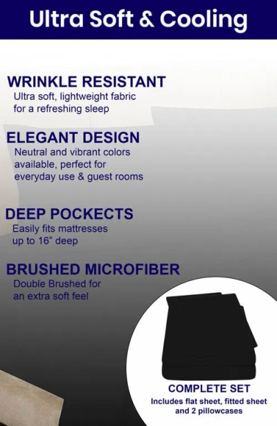 Luxury Home Deep Pocket Microfiber Sheet Set