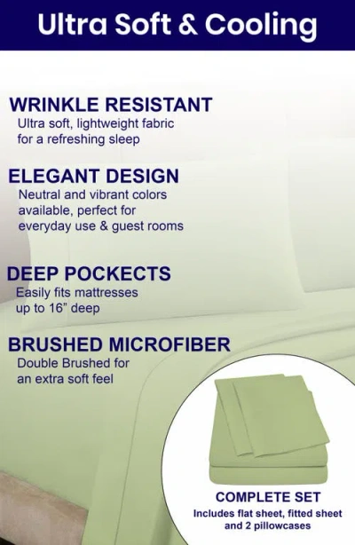 Luxury Home Deep Pocket Microfiber Sheet Set