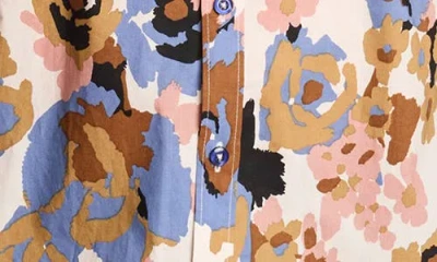 Paisley & Gray Sawyer Trim Fit Floral Short Sleeve Button-up Shirt