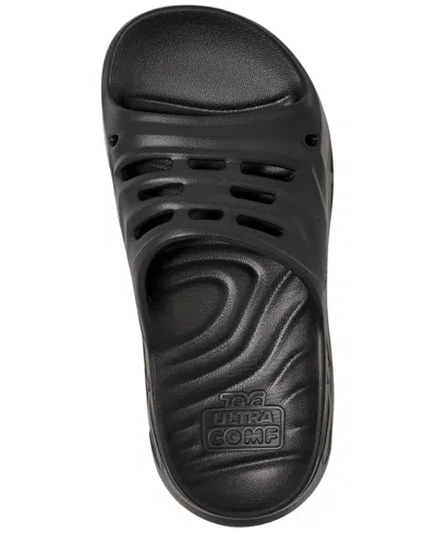 Teva Women's Ultra-comf Slide Sandals In Black