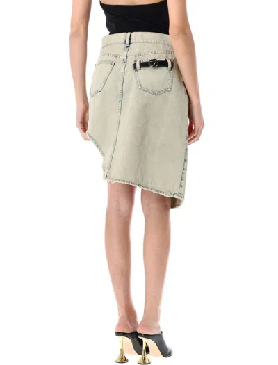 Coperni Denim Skirt With Multiple Pockets