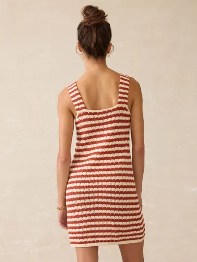 Faherty Seacoast Crochet Sleeveless Dress