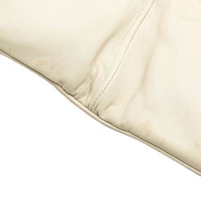 Pre-owned Bottega Veneta Beige Pink White Leather Shoulder Bag ()