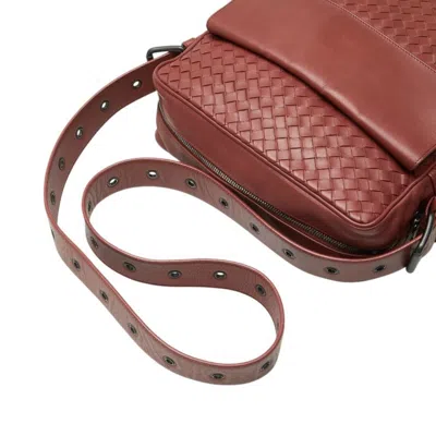 Pre-owned Bottega Veneta Red Color Leather Shoulder Bag ()