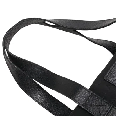 Pre-owned Bvlgari Black Canvas Leather Handbag Tote Bag ()