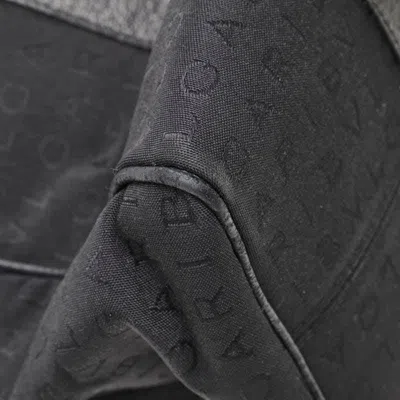 Pre-owned Bvlgari Black Canvas Leather Handbag Tote Bag ()
